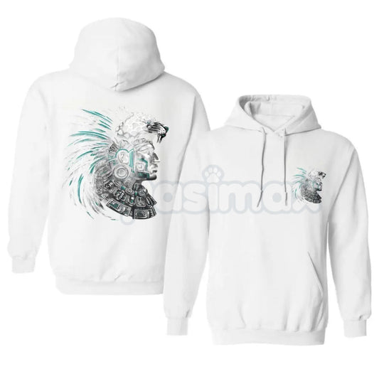 Aztec Art Chicano Graphic Oversized Hoodie – Indigenous Mex Clothes Pullover, Unisex Cultural Streetwear